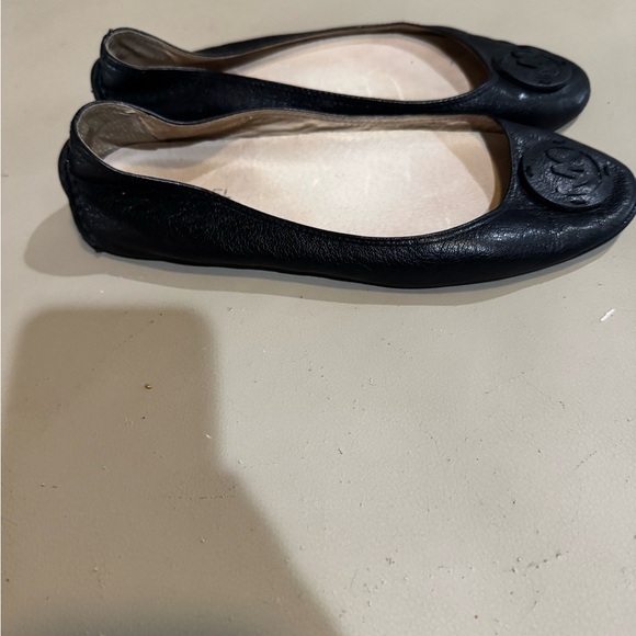 Michael Kors Women's Leather Logo Top Driver Ballet Flats, Black, Size 9.5 - Picture 4 of 8